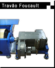 Banco de potência dinamométrico 2WD travão Foucault